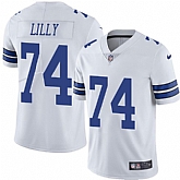 Nike Men & Women & Youth Cowboys 74 Bob Lilly White NFL Vapor Untouchable Limited Jersey,baseball caps,new era cap wholesale,wholesale hats